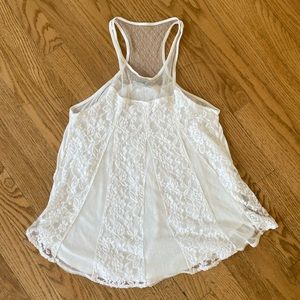 High Neck Lace Tank
